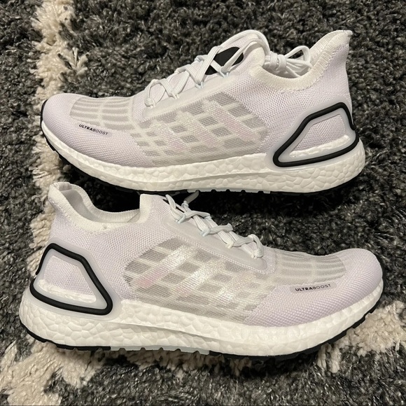 Adidas Ultraboost Summer.Rdy FY3473 White Black Athletic Running Shoe New in Box - Picture 2 of 7